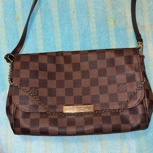 Retired Louis Vuitton Favorite MM Damier Ebene